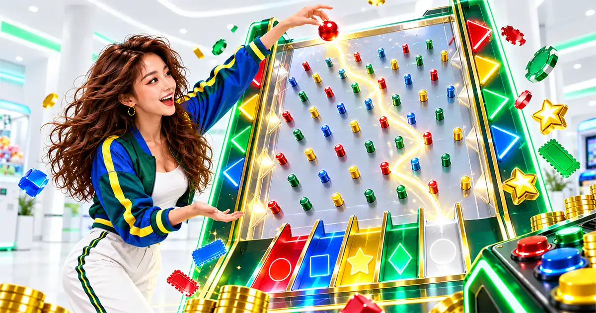 Plinko arcade game